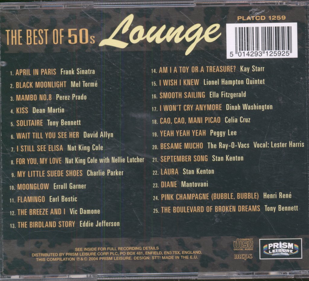 Various Artists - Best Of 50s Lounge - Cd