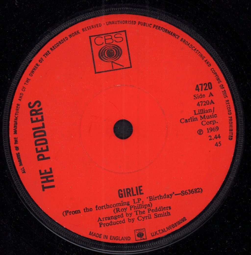 Peddlers - Girlie - 7 Inch