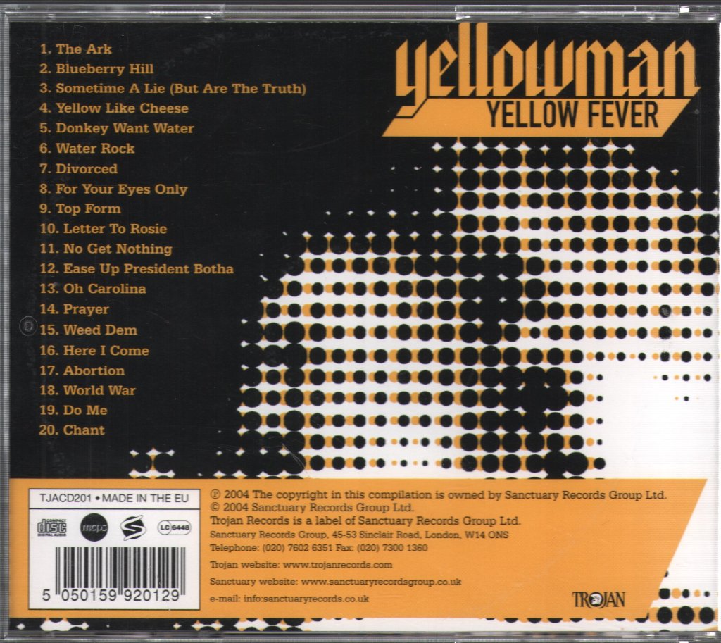 Yellowman - Yellow Fever - Cd
