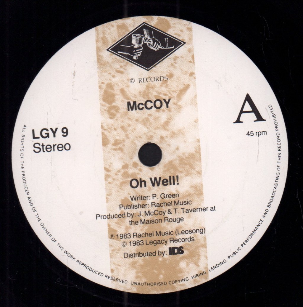 McCoy - Oh Well - 7 Inch