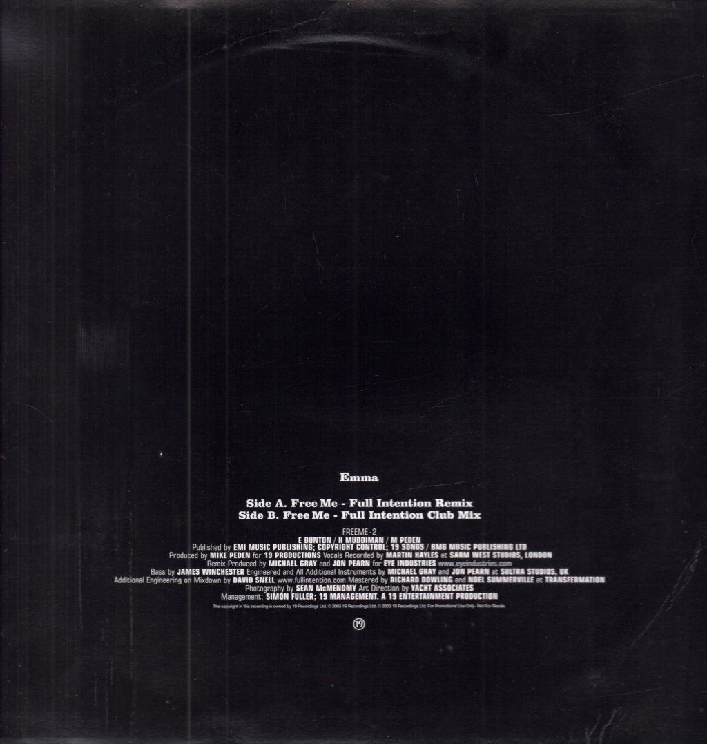 Emma Bunton - Free Me - 12 Inch