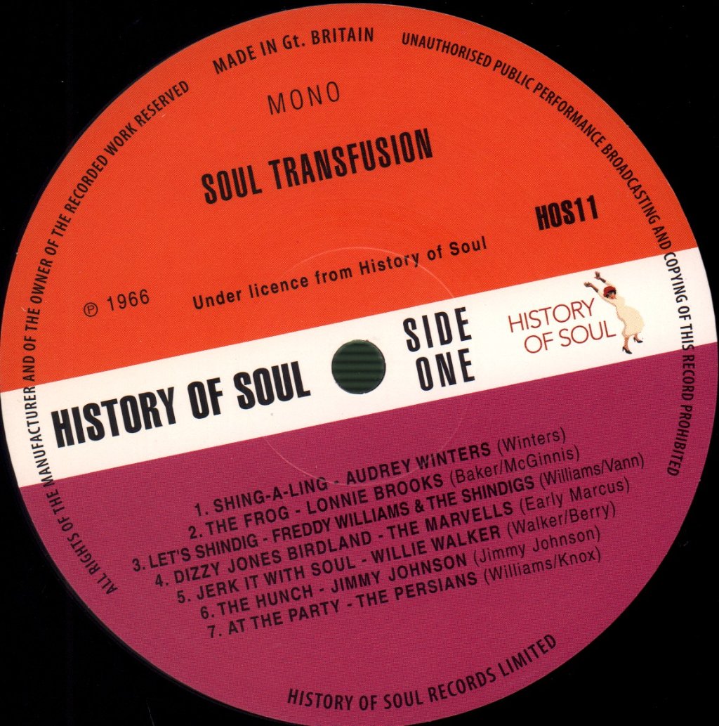 Various Artists - Soul Transfusion - Lp