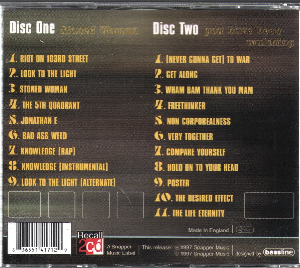 Mother Earth - Stoned Woman / You Have Been Watching - Double Cd