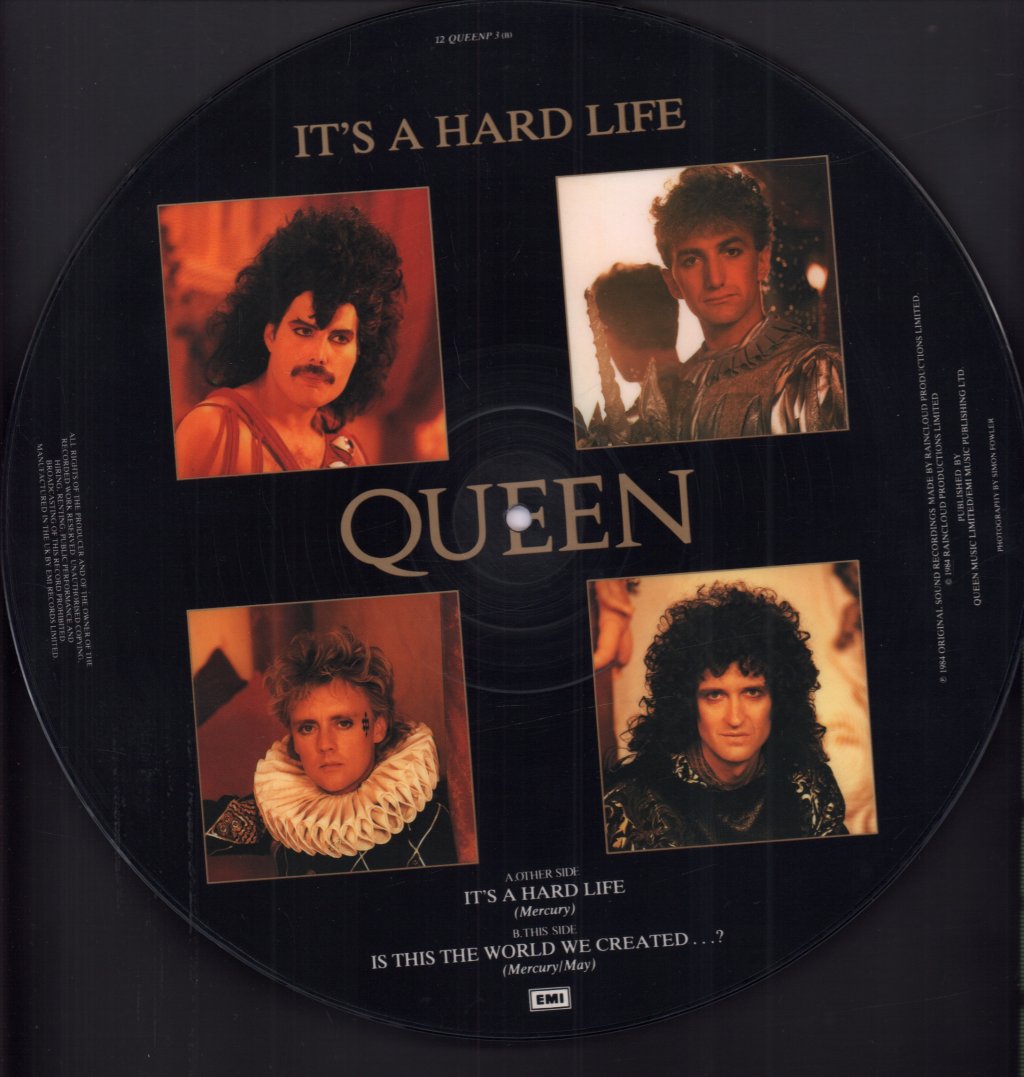 Queen - It's A Hard Life - 12 Inch