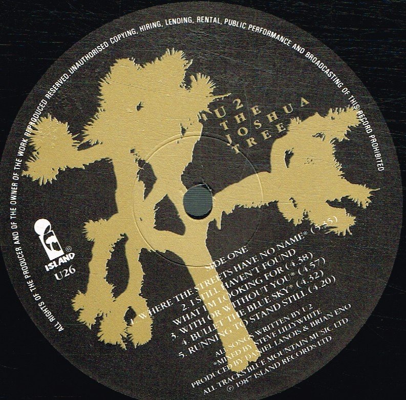 U2 - Joshua Tree - Lp