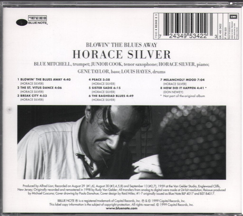 Horace Silver Quintet - Blowin' The Blues Away - Cd