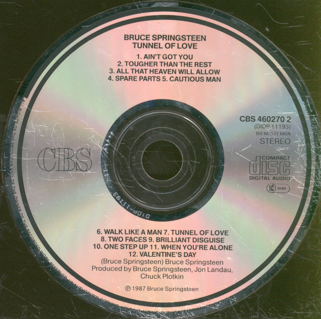 Bruce Springsteen - Tunnel Of Love - Cd