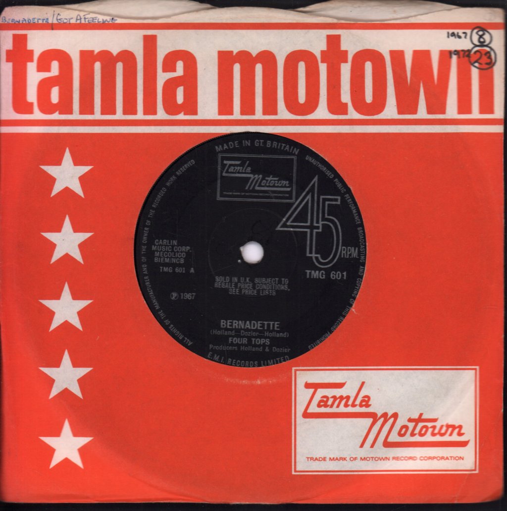 Four Tops - Bernadette - 7 Inch