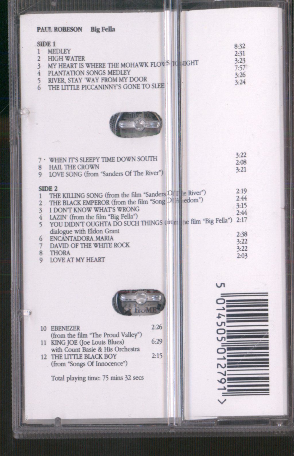 Paul Robeson - Big Fella - Cassette