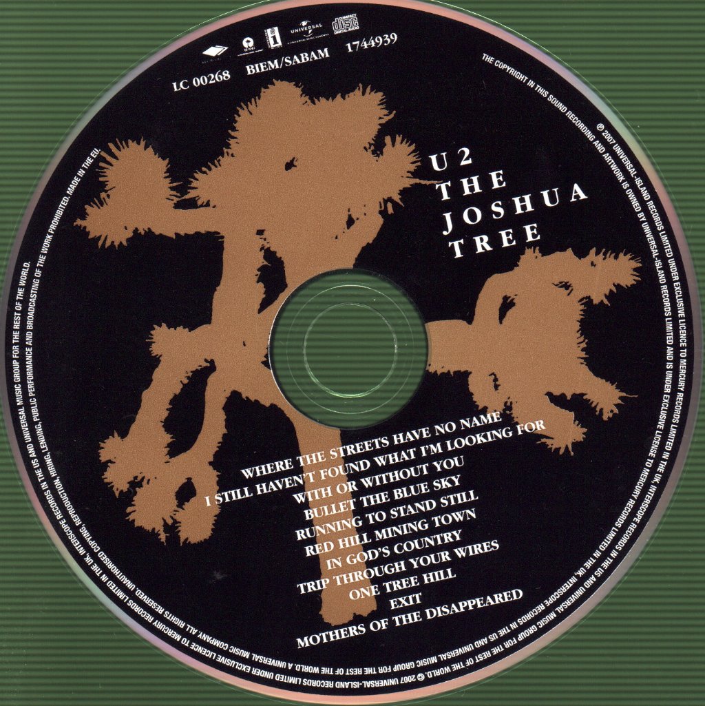 U2 - Joshua Tree - Cd