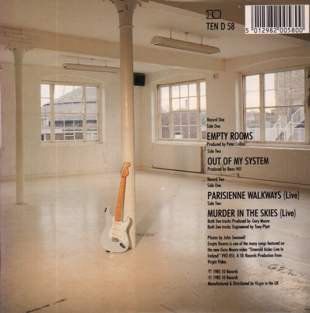Gary Moore - Empty Rooms - Double 7 Inch