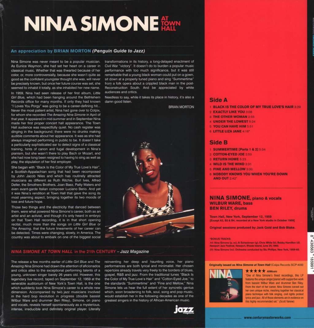 Nina Simone - At Town Hall - Lp