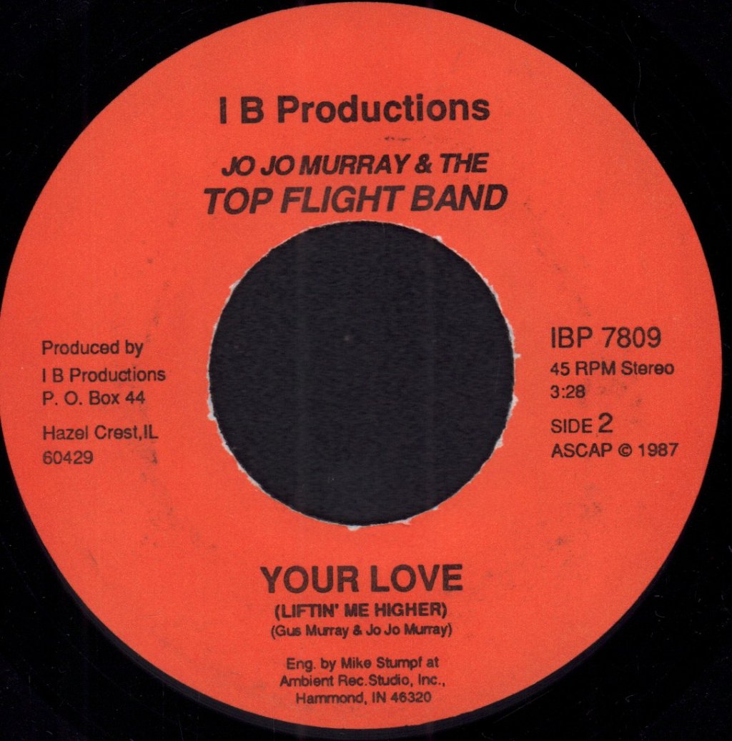 Jo Jo Murray & The Top Flight Band - I'm In Love - 7 Inch