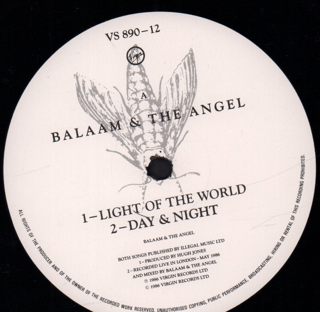 Balaam And The Angel - Light Of The World - 12 Inch