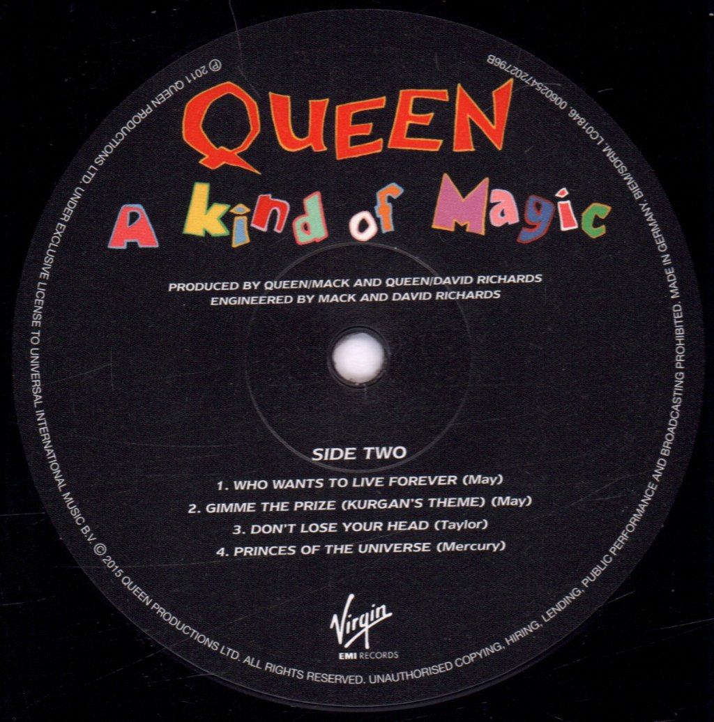 Queen - A Kind Of Magic - Lp