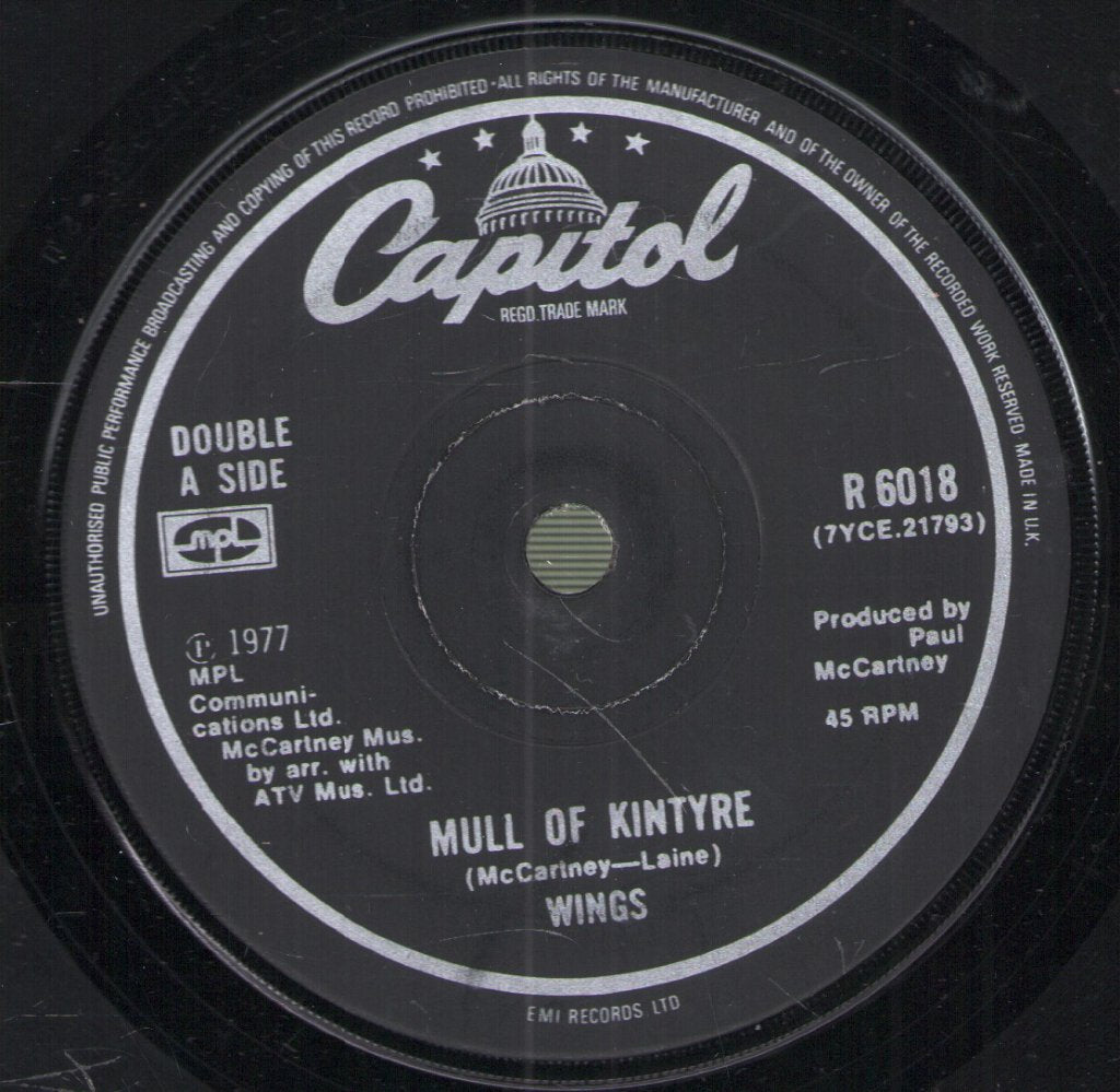 Wings - Mull Of Kintyre / Girls' School - 7 Inch