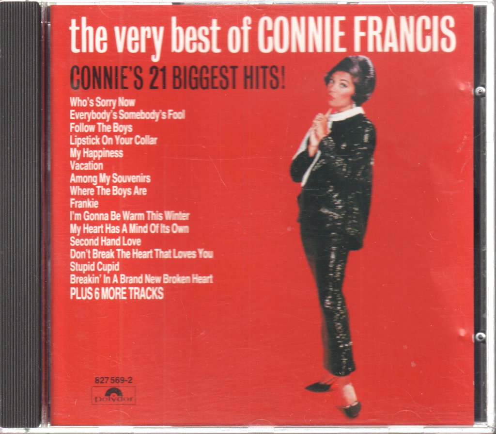 Connie Francis - Very Best Of Connie Francis (Connie's 21 Biggest Hits!) - Cd