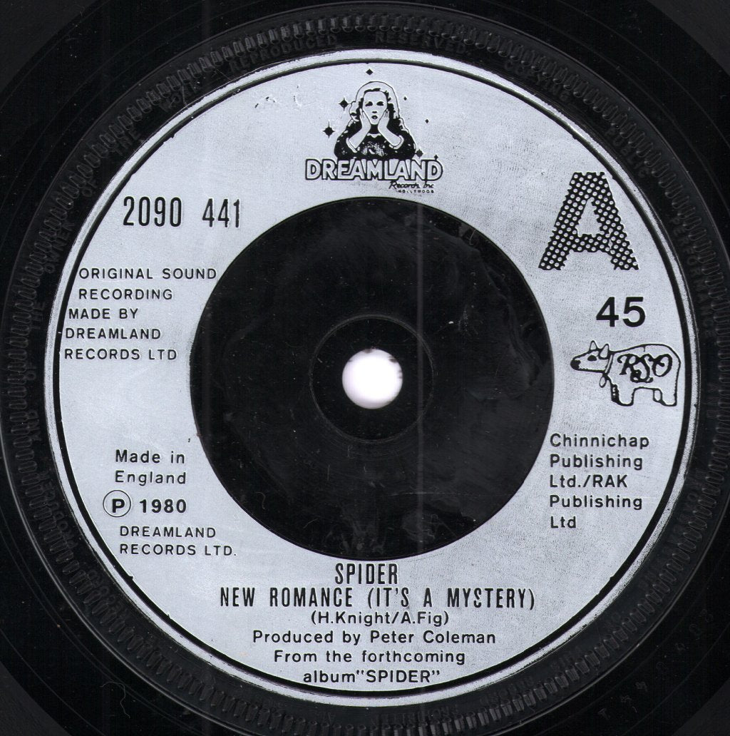 Spider (Metal Group) - New Romance - 7 Inch