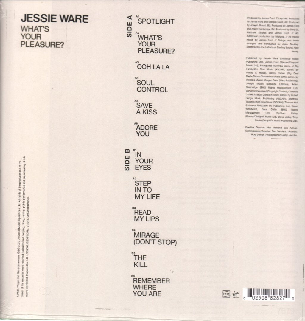 Jessie Ware - What's Your Pleasure - Lp