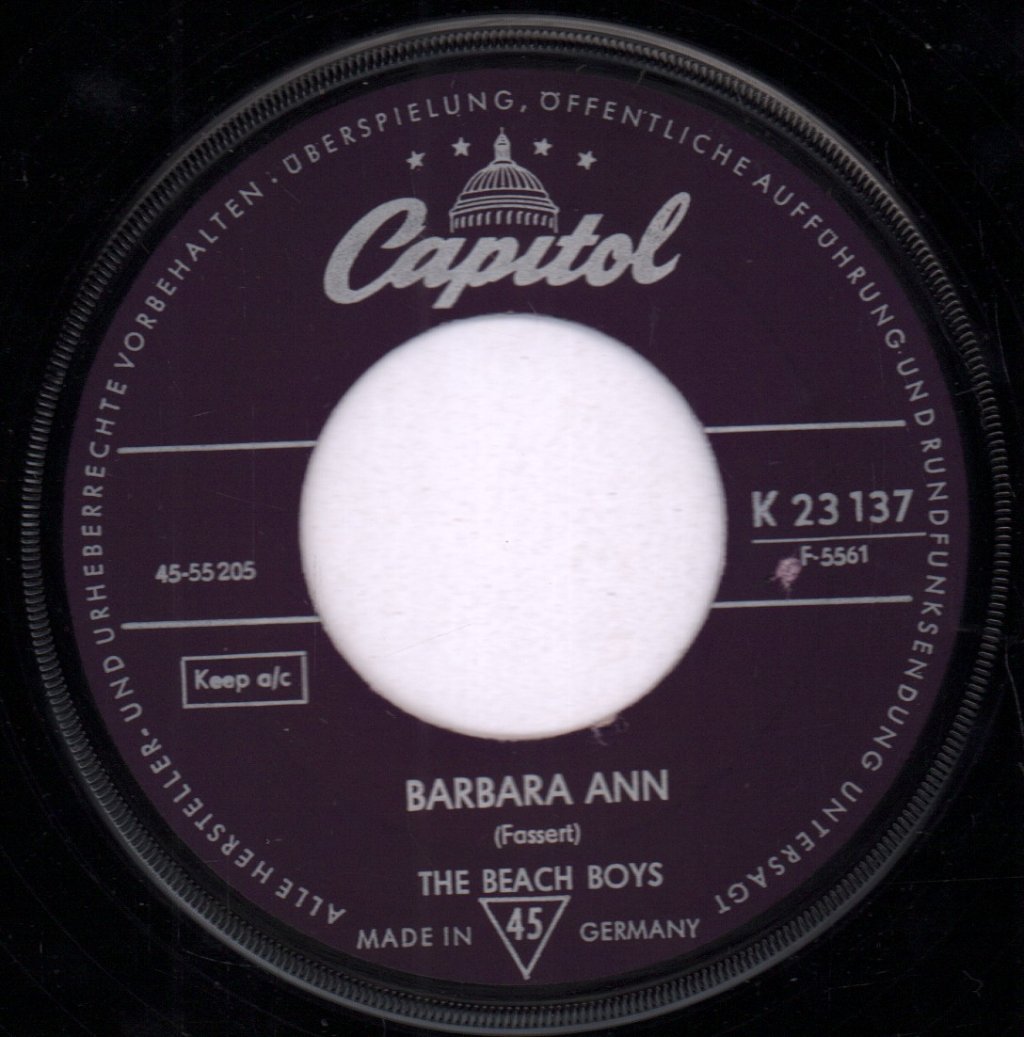 Beach Boys - Barbara Ann - 7 Inch