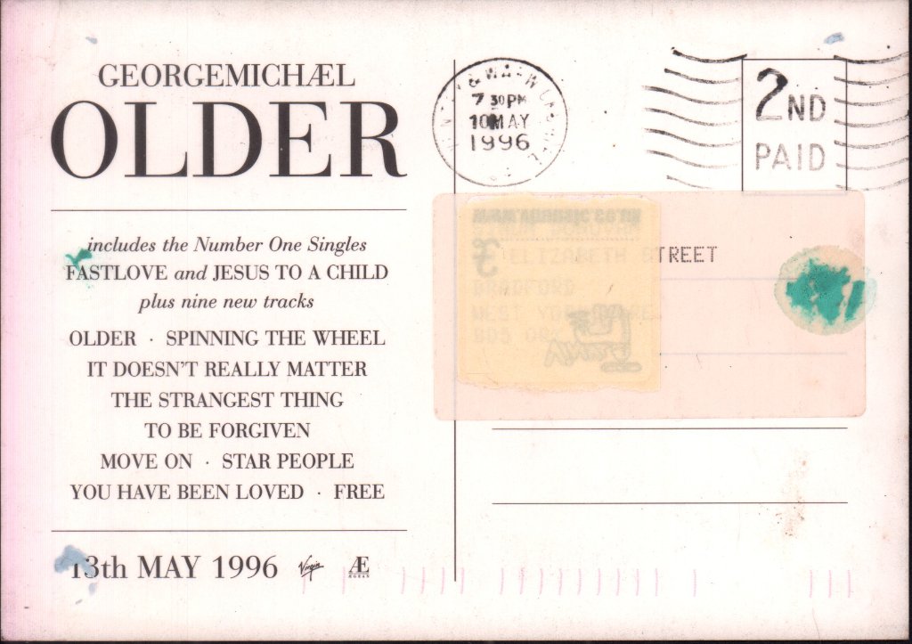George Michael - older - Card