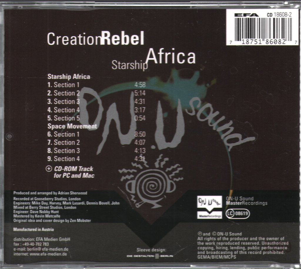 Creation Rebel - Starship Africa - Cd