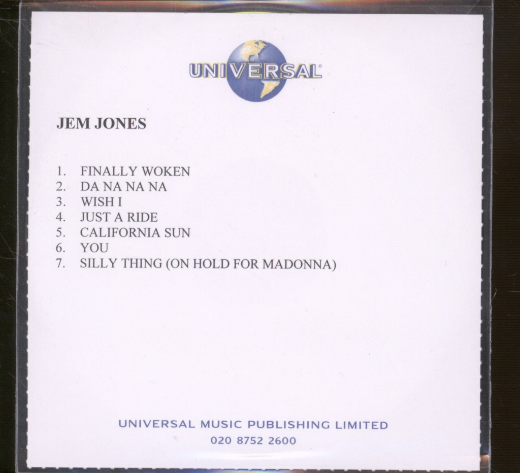 Jem Jones - Jem Jones - Cdr