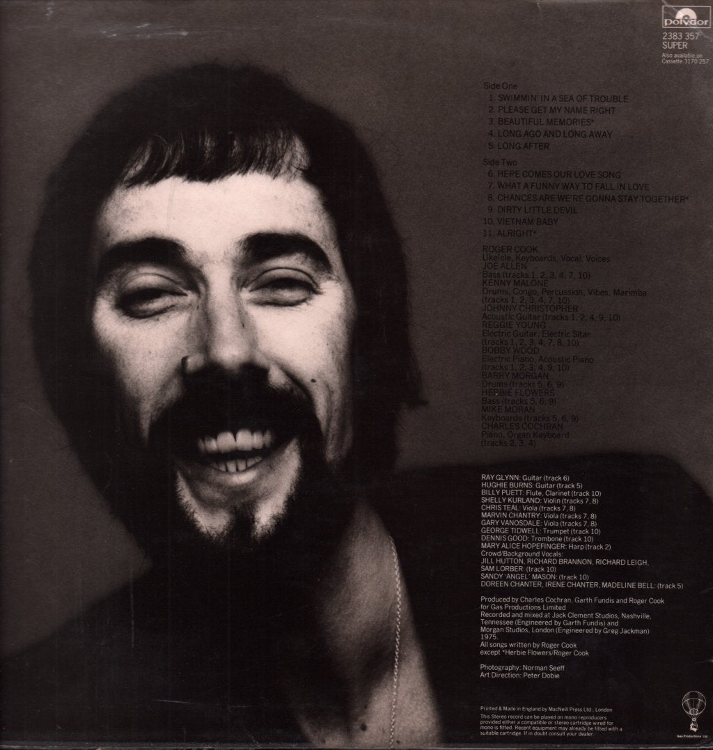 Roger Cook - Alright - Lp