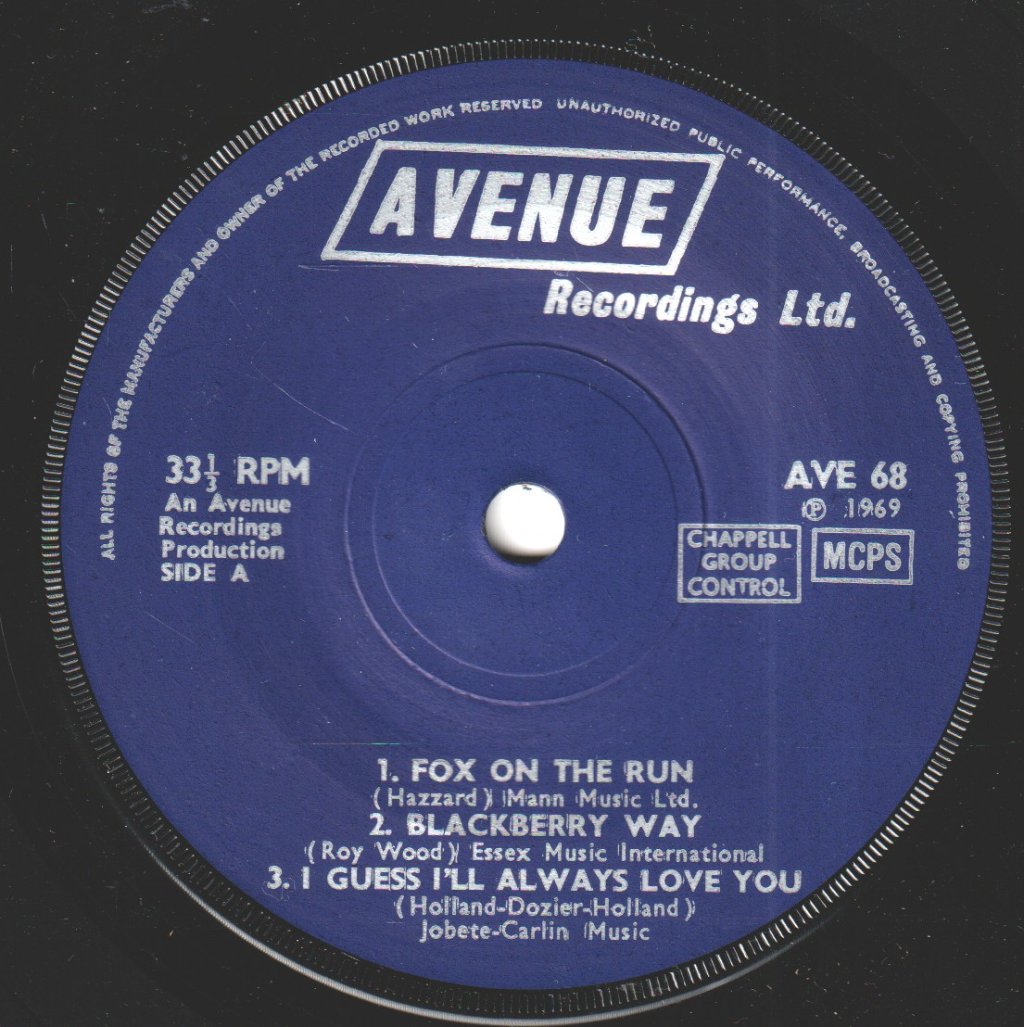 Clive Allan Orchestra - Fox On The Run - Lp