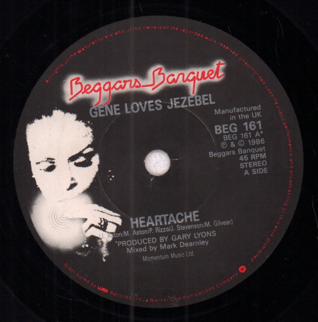 Gene Loves Jezebel - Heartache - 7 Inch