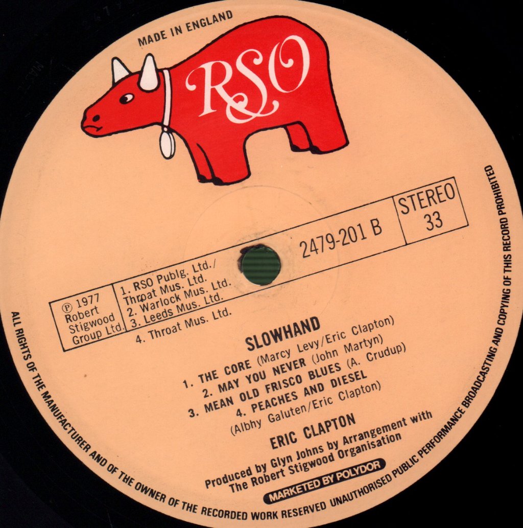 Eric Clapton - Slowhand - Lp