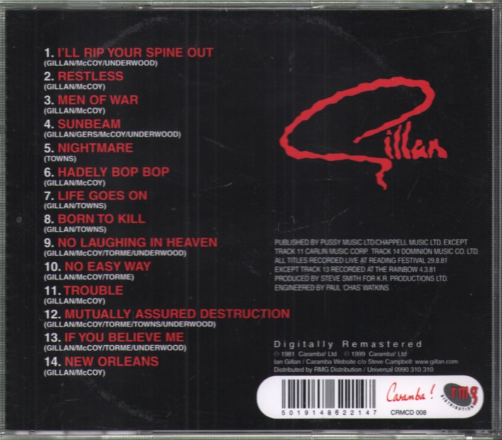 Gillan - Double Trouble - Cd