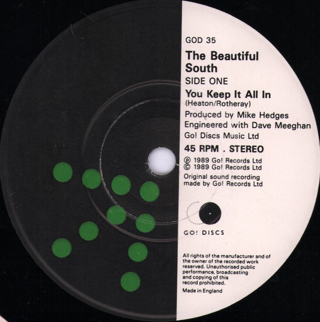 Beautiful South - You Keep It All In - 7 Inch