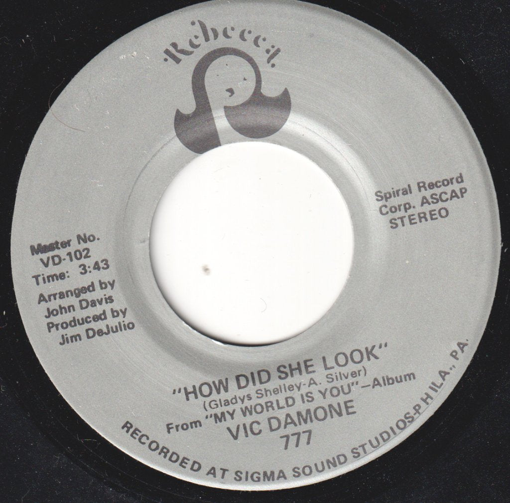 Vic Damone - How Did She Look - 7 Inch