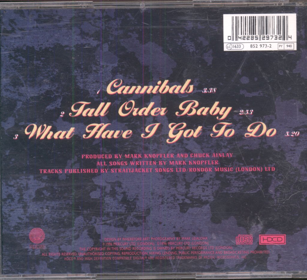 Mark Knopfler - Cannibals - Cd
