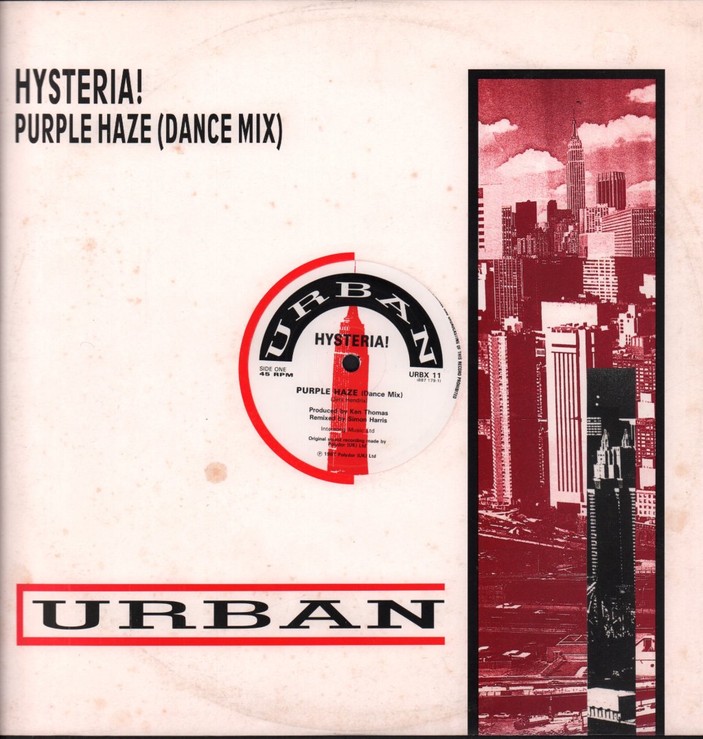 Hysteria - Purple Haze - 12 Inch