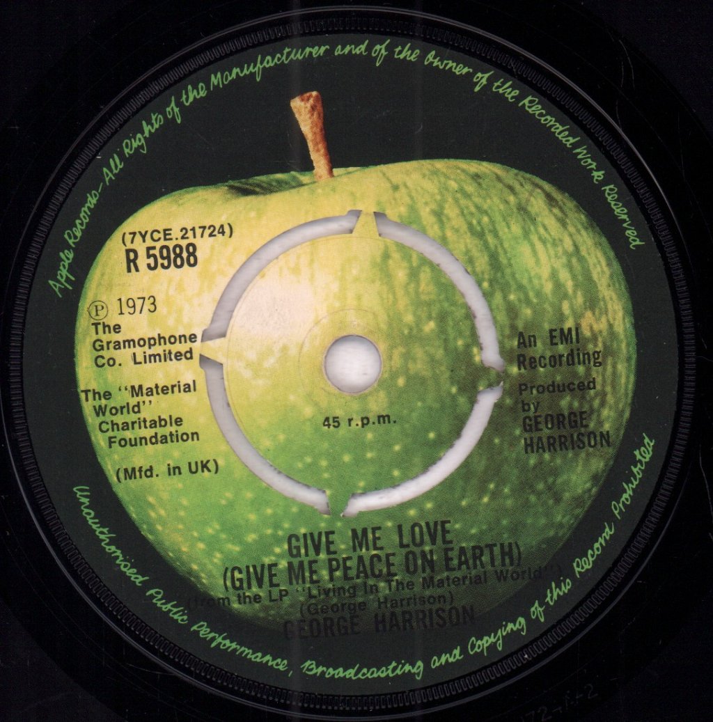 George Harrison - Give Me Love - 7 Inch