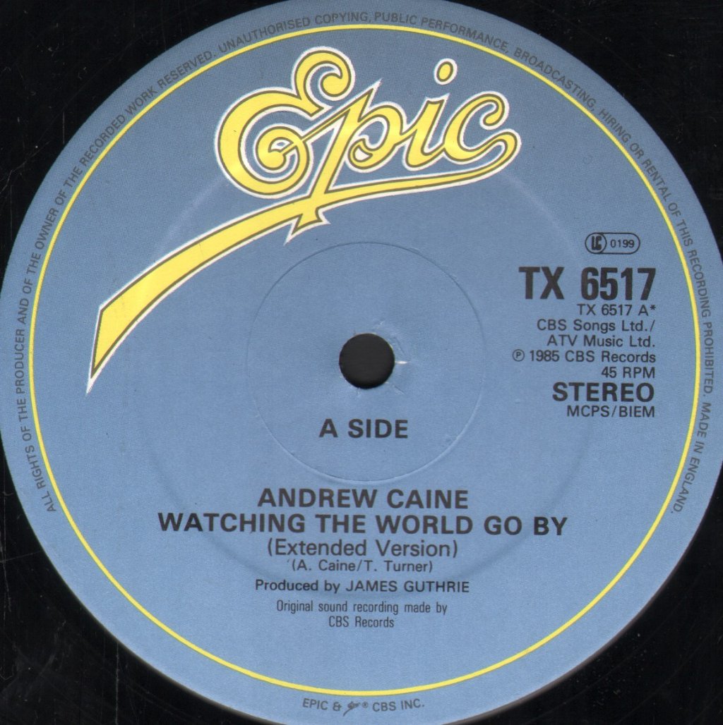 Andrew Caine - Watching The World Go By - 12 Inch