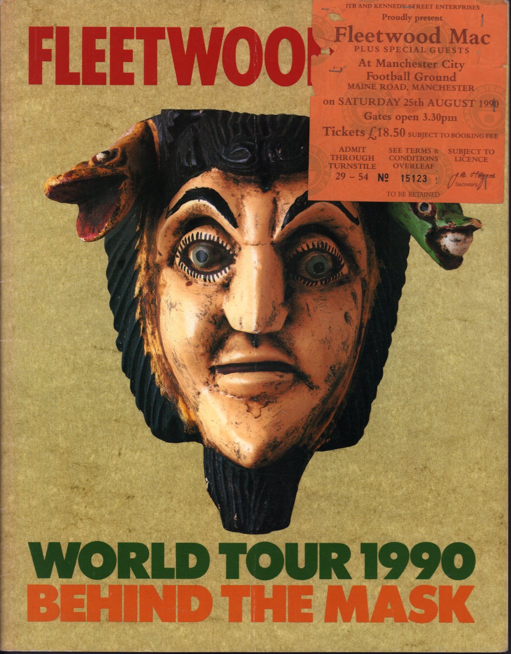 Fleetwood Mac - Behind The Mask world tour 1990 - Tour Programme