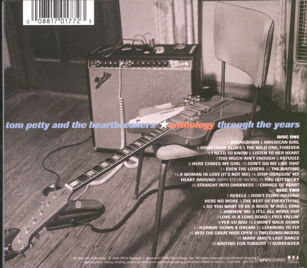 Tom Petty And The Heartbreakers - Anthology - Through The Years - Double Cd