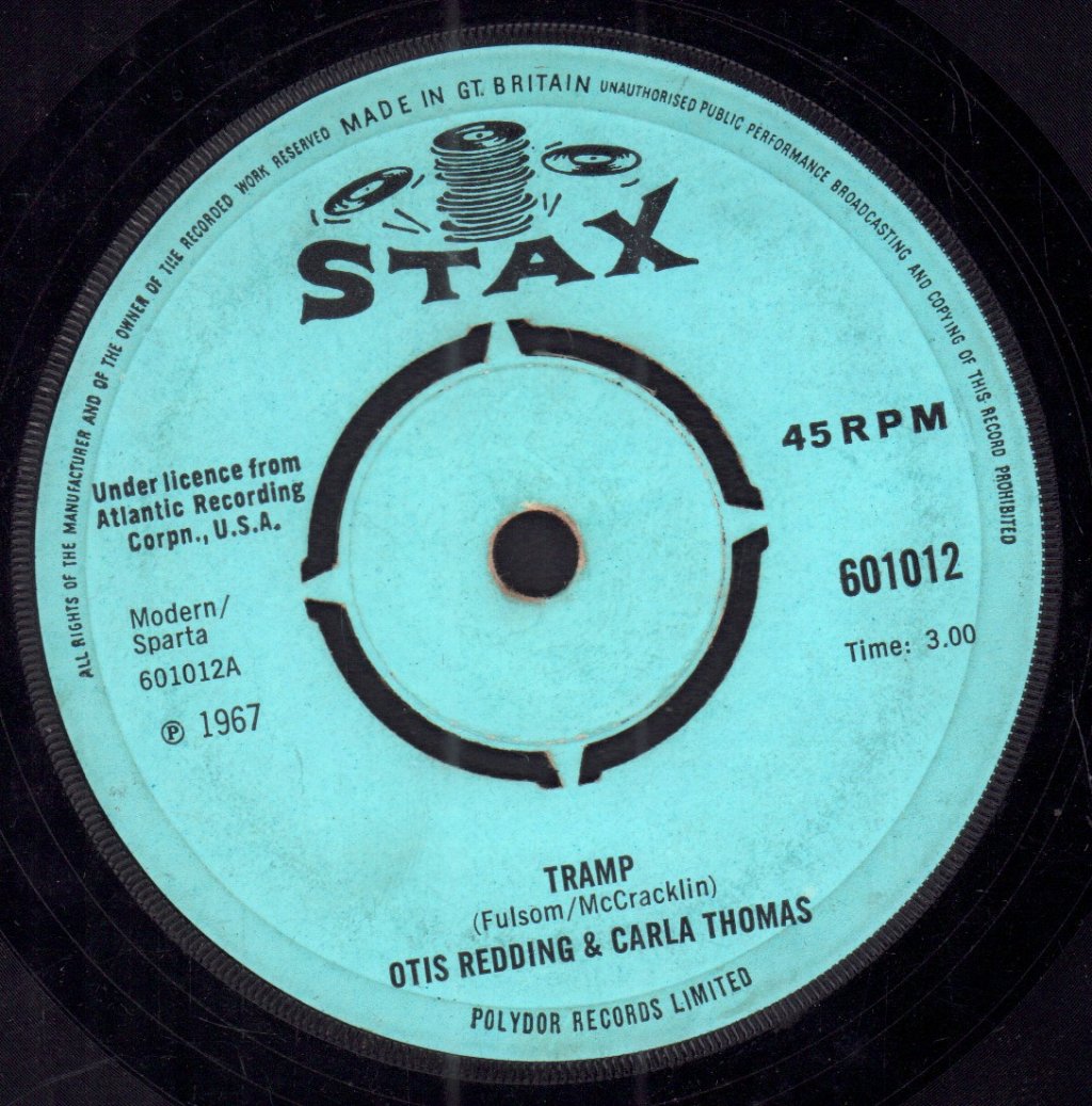 Otis Redding And Carla Thomas - Tramp - 7 Inch