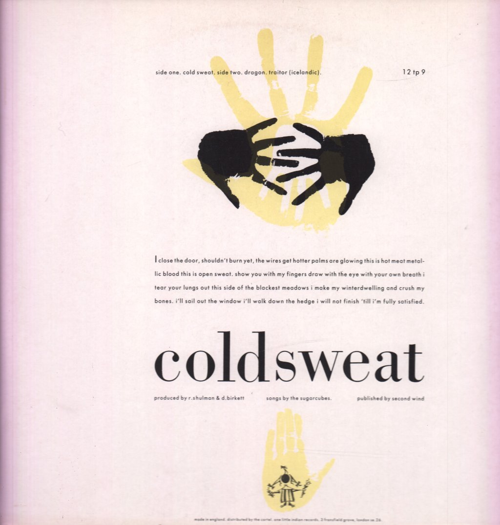 Sugarcubes - Coldsweat - 12 Inch