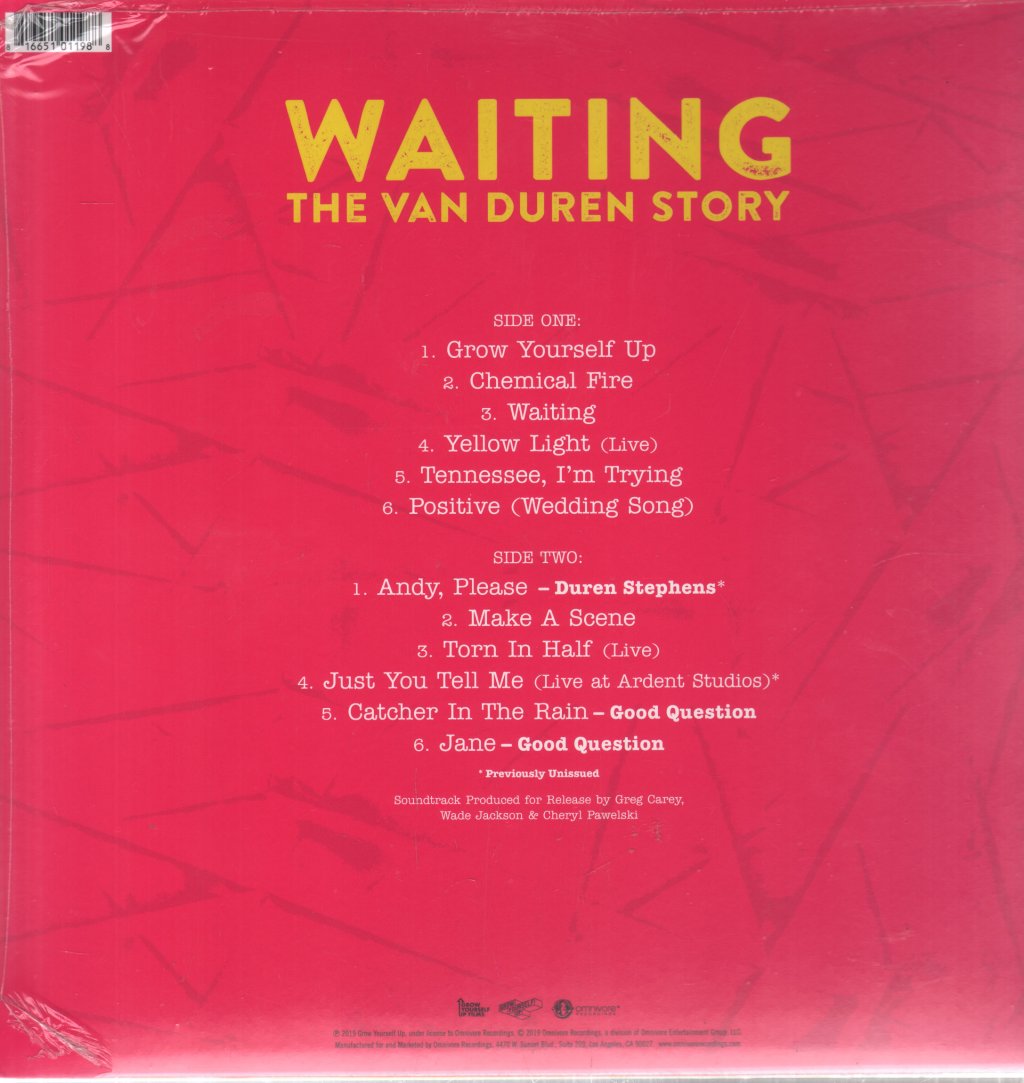 Van Duren - Waiting: The Van Duren Story (Original Documentary Soundtrack) - Lp