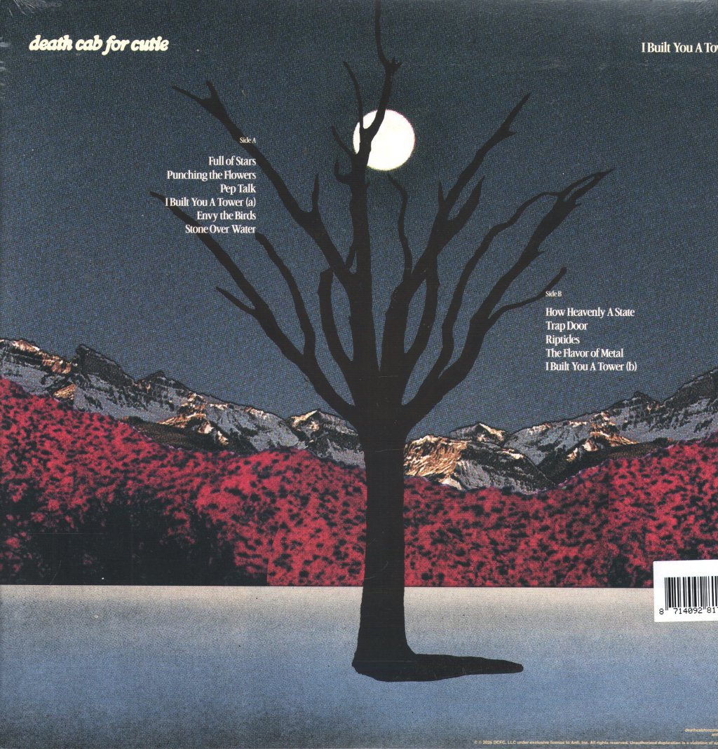 Death Cab For Cutie - I Built You A Tower - Lp