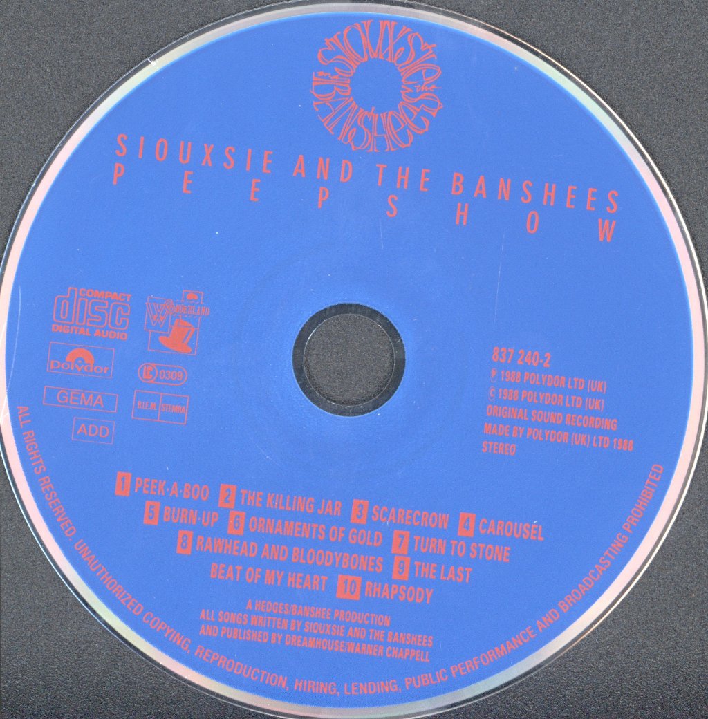 Siouxsie And The Banshees - Peepshow - Cd