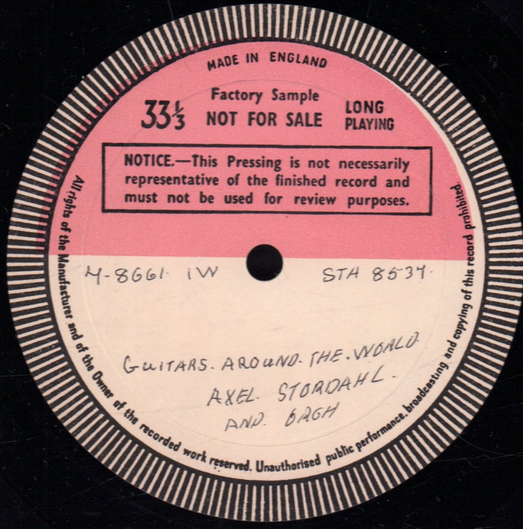 Axel Stordahl Orchestra - Guitars Around The World - Lp