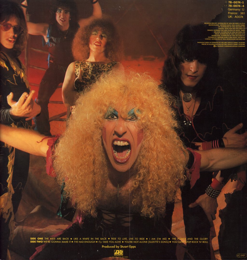 Twisted Sister - You Can't Stop Rock N Roll - Lp