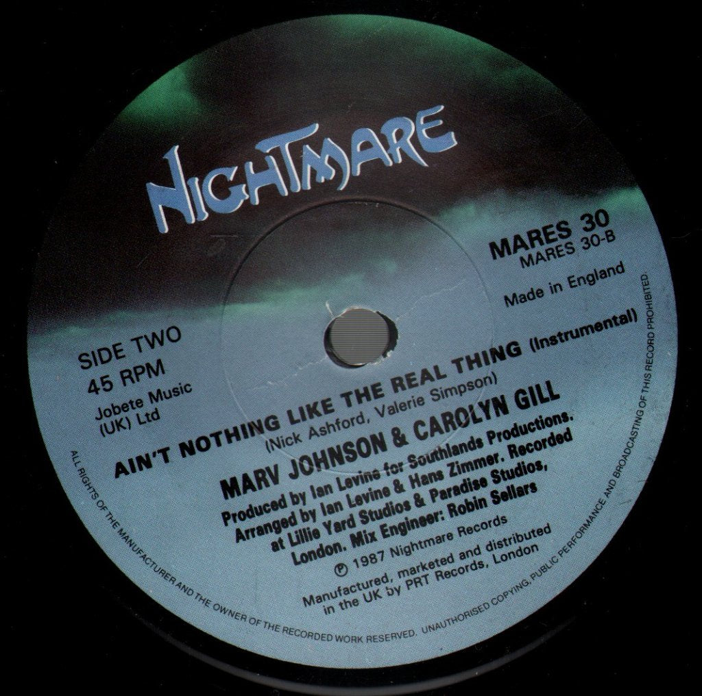 Marv Johnson And Carolyn Gill - Ain't Nothing Like The Real Thing - 7 Inch