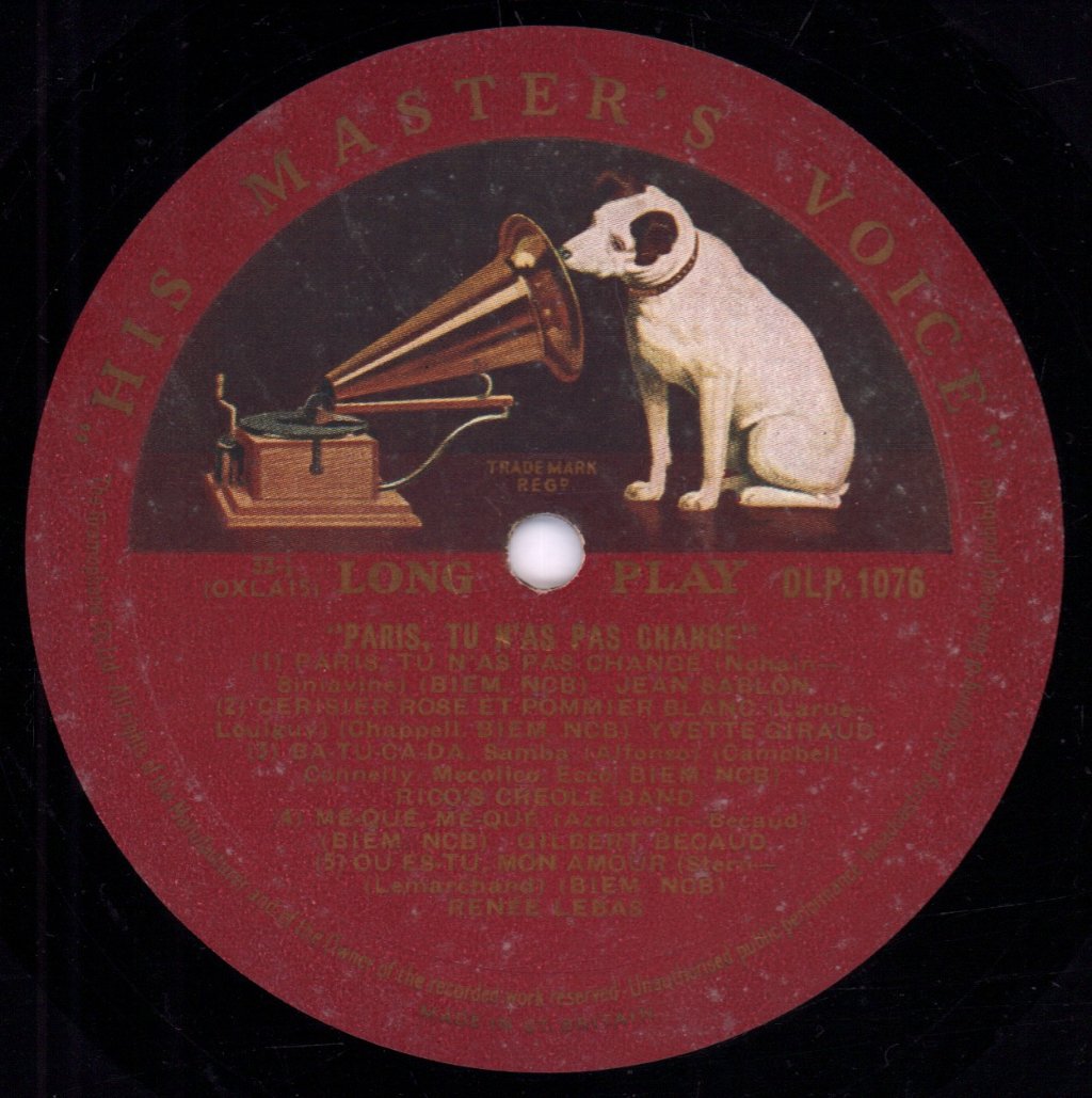 Various Artists - Paris, Tu N'as Pas Changé - Lp