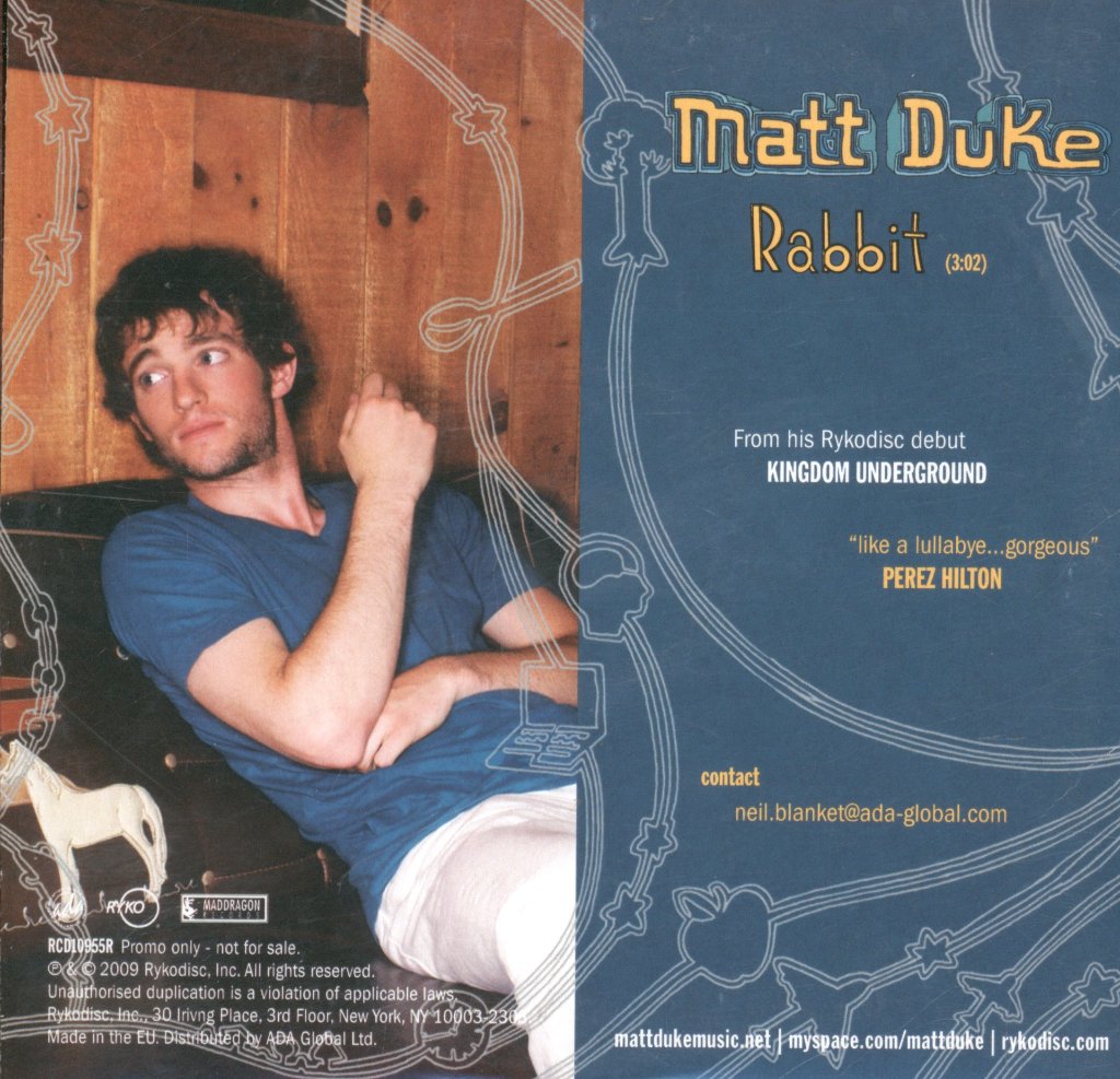 Matt Duke - Rabbit - Cd